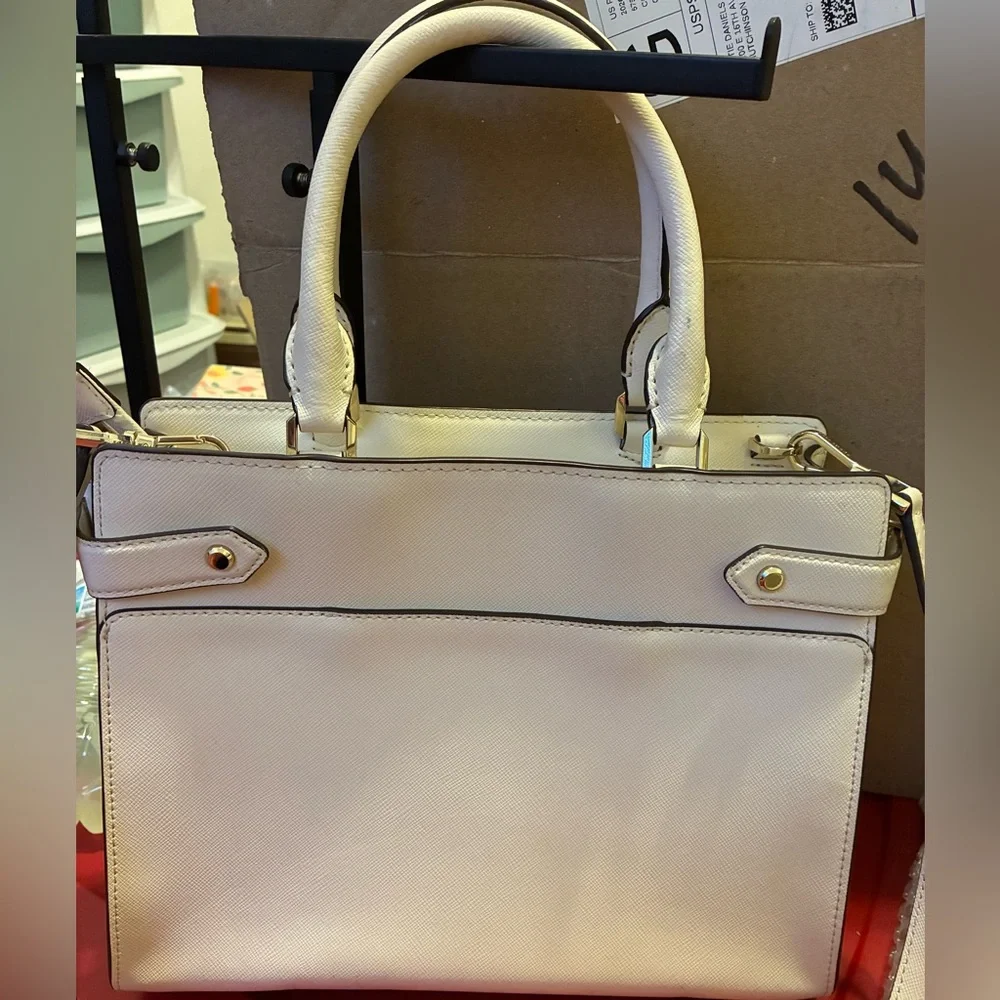 kate spade Staci Medium Cream Satchel